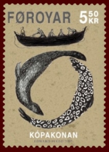Faroese Stamp: Scene from "The Seal Woman"